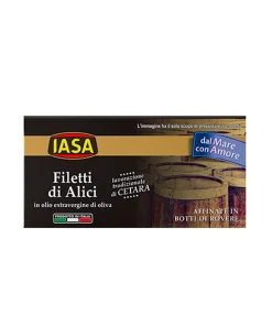 Filetti di Alici affinate in Botti di Rovere – Iasa 45 g