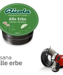 10 Capsule Ricola Tisana Alle Erbe compatibili Nescafé Dolce Gusto