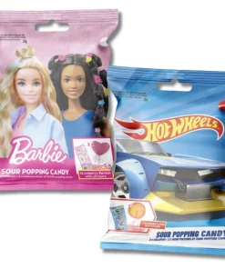 Barbie Hot Wheels Lecca Lecca con Polvere Frizz Confezione da 10 Pezzi