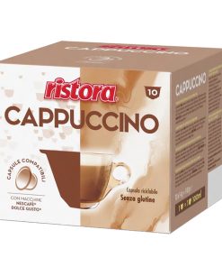 10 Capsule compatibili Nescafè Dolce Gusto Ristora Cappuccino Senza LATTOSIO