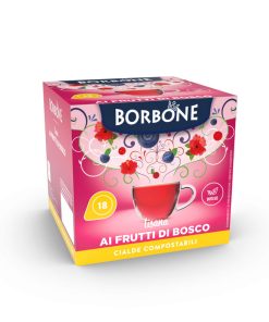 18 cialde carta ESE 44mm Tisana ai frutti di bosco Caffè Borbone