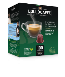 Lollo Caffè 100 Capsule Miscela Classica compatibili Nespresso® (piu ne acquisti più risparmi)