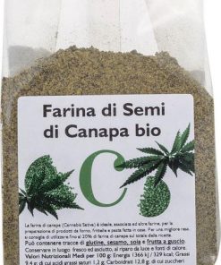 FARINA DI SEMI DI CANAPA BIO- FIOR DI LO